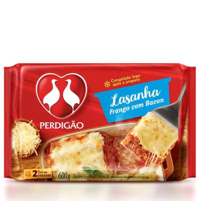 imagem de LASANHA FRANGO C  BACON PERDIGAO 600G