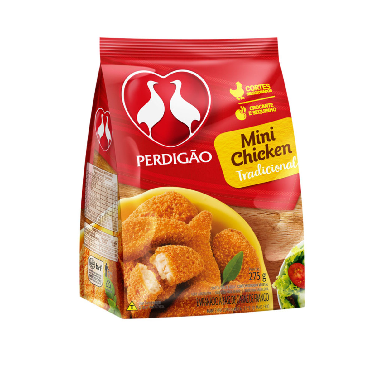 imagem de EMPANADO FRANGO MINI CHICKEN PERDIGAO 275G