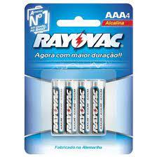 imagem de PILHA RAYOVAC ALC AAA4 4UN