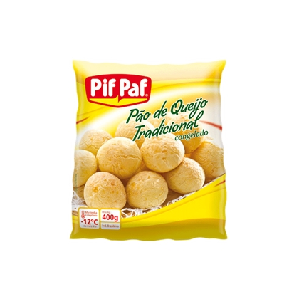 imagem de PAO DE QUEIJO TRADICIONAL PIF PAF 400G