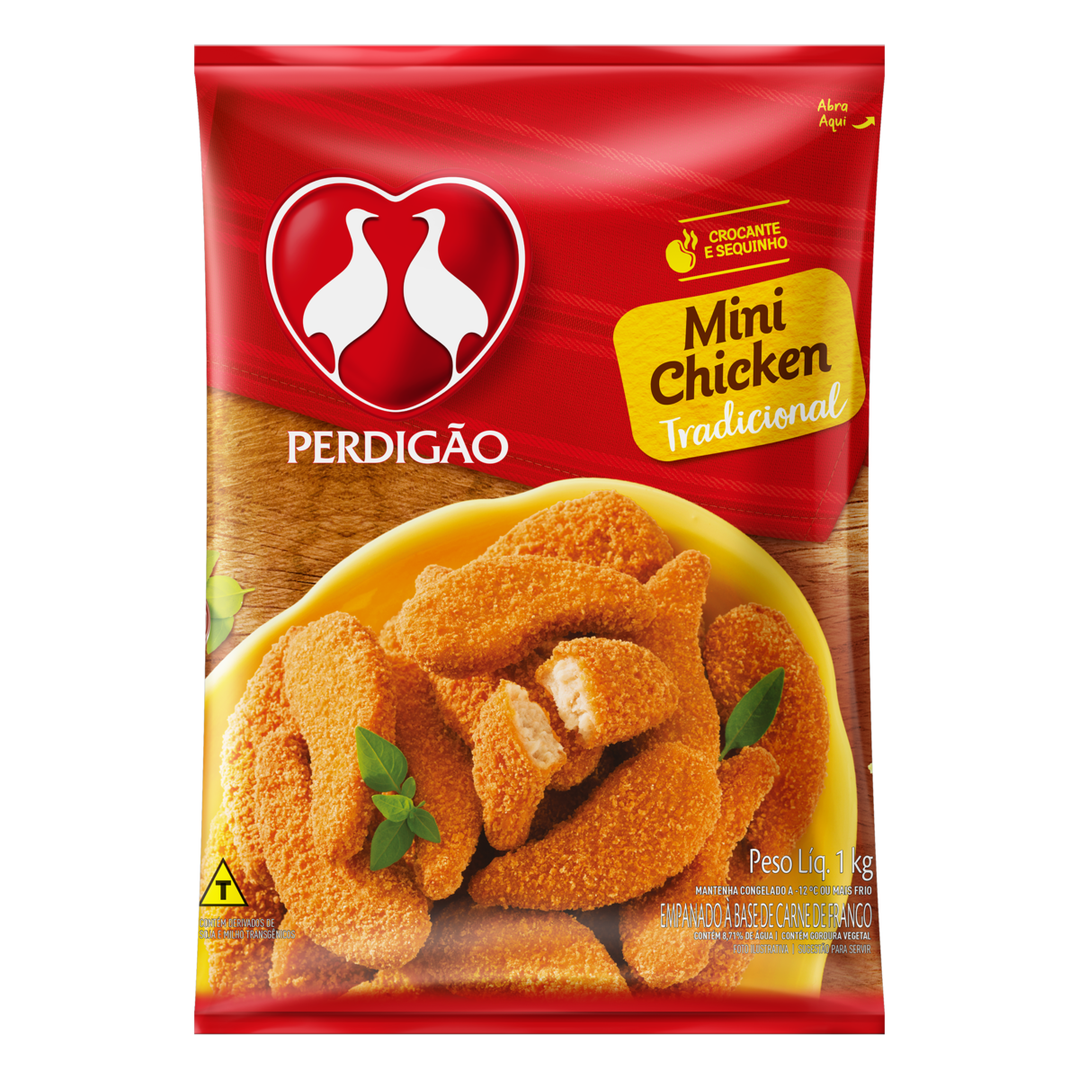 imagem de EMPANADO MINI CHICKEN PERDIGAO 1KG