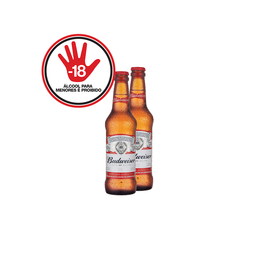 imagem de CERV BUDWEISER OW GARRAFA 330ML