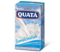 imagem de LEITE SEMIDESNATADO QUATA 1L