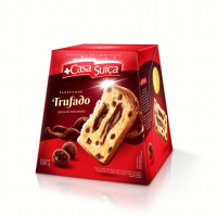 imagem de PANETTONE TRUFADO MEIO AMARGO CASA SUICA 500GR