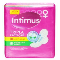 imagem de ABS INTIMUS GEL SECO C ABAS 8UN