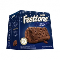 imagem de PANETTONE FESTTONE GOTAS DE CHOCOCLATE DUPLO 400G