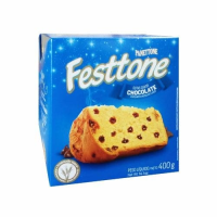 imagem de PANETTONE FESTTONE GOTAS DE CHOCOCLATE 400G