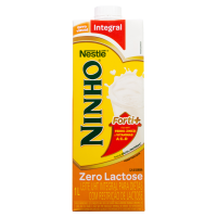 imagem de LEITE INTEGRAL ZERO LACTOSE NINHO NESTLE  1L