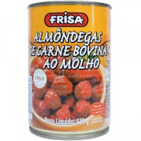 imagem de ALMONDEGAS DE CARNE BOVINA AO MOLHO FRISA 430G