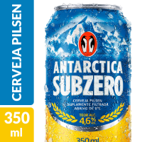 imagem de CERV ANTARCTICA SUB ZERO LATA 350ML