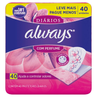 imagem de ABS ALWAYS PROT DIARIO C  PERFUME 40UN